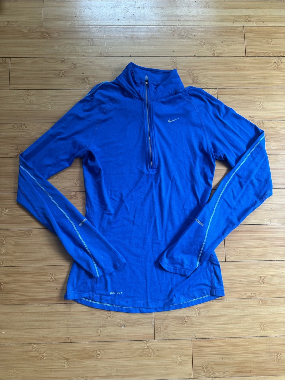 Nike Royal Blue Half-Zip Performance Top
